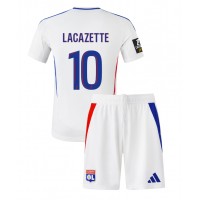 Olympique Lyonnais Alexandre Lacazette #10 Replika babykläder Hemmaställ Barn 2024-25 Kortärmad (+ korta byxor)